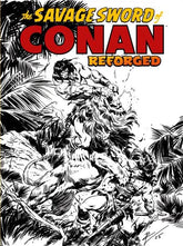 TITAN COMICS Comic Books SAVAGE SWORD OF CONAN REFORGED #1 (OF 4) CVR D ROBERTO DE LA TORRE INKS VAR (MR) 65946035369200141 0825TN8212