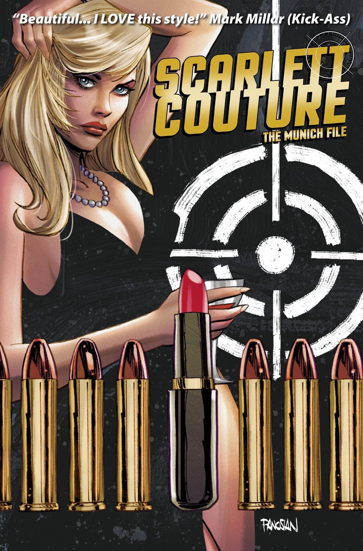 TITAN COMICS Comic Books SCARLETT COUTURE MUNICH FILE #1 (OF 5) CVR G FOIL PANOSIAN ( 79361173669600171 JUN231213