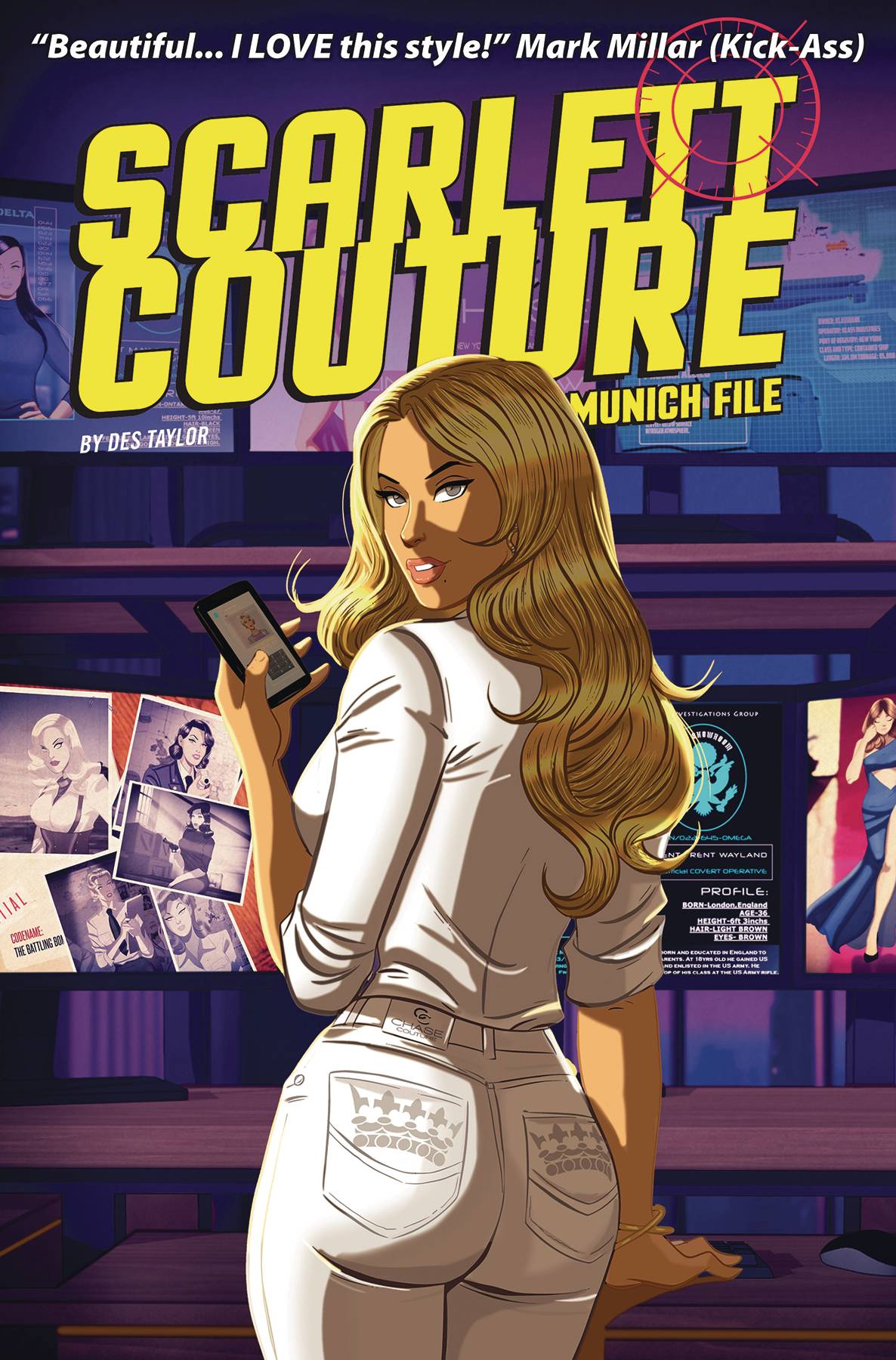 Titan Comics Comic Books SCARLETT COUTURE MUNICH FILE #5 (OF 5) CVR B TAYLOR (MR) 79361173669600521 OCT231017