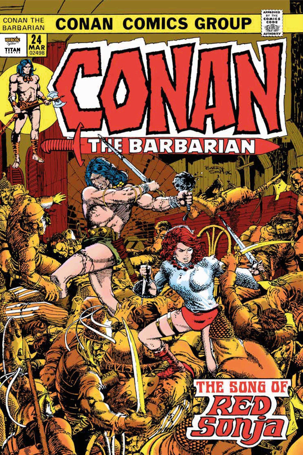 TITAN COMICS Graphic Novel Conan Barbarian Original Omni Direct Market ED HC Vol 01 (Mr 9781787740839 JAN231075