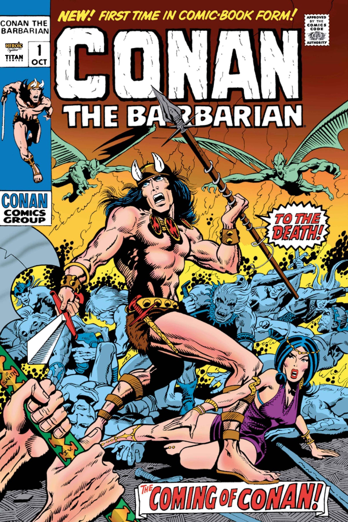 TITAN COMICS Graphic Novel Conan Barbarian Original Omni Reg HC Vol 01 (MR) 9781787740822 JAN231074
