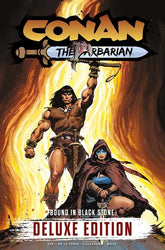Titan Comics Graphic Novel CONAN THE BARBARIAN BOUND IN BLACK STONE DELUXE EDITION HC VOL 01 REGULAR EDITION ROBERTO DE LA TORRE (MR) 9781787748378 0725TN783