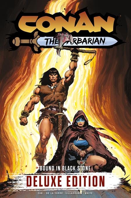 Titan Comics Graphic Novel CONAN THE BARBARIAN BOUND IN BLACK STONE DELUXE EDITION HC VOL 01 REGULAR EDITION ROBERTO DE LA TORRE (MR) 9781787748378 0725TN783