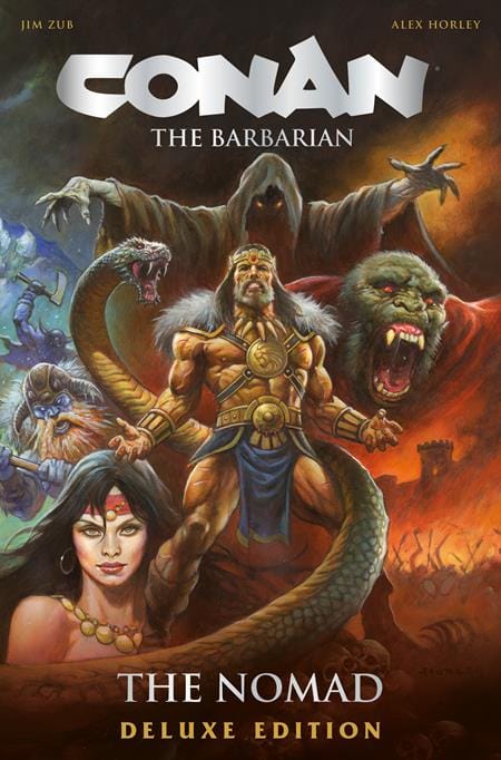 Titan Comics Graphic Novel CONAN THE BARBARIAN THE NOMAD DELUXE COLLECTORS EDITION HC REGULAR EDITION ALEX HORLEY (MR) (Release Date: 10/07/2026) 9781806182688 0826TN1240