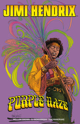 Titan Comics Graphic Novel JIMI HENDRIX PURPLE HAZE DM ED HC (MR) 9781787742345 JUL230910