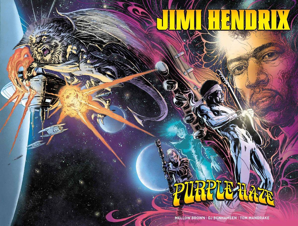 Titan Comics Graphic Novel JIMI HENDRIX PURPLE HAZE REG ED HC (MR) 9781787731899 JUL230909