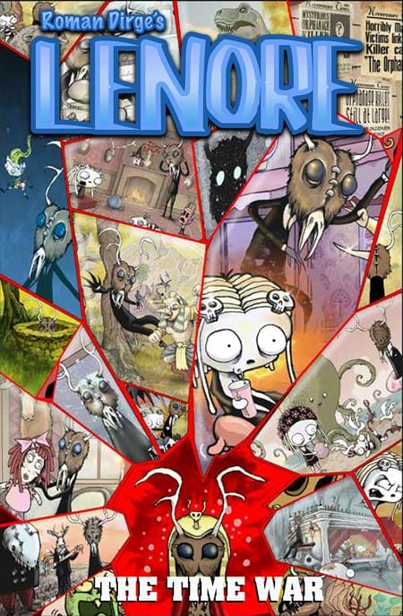 Titan Comics Graphic Novel LENORE THE TIME WAR HC DIRECT MARKET CONVENTION EDITION KIT WALLIS CVR 9781787746985 0525TN769