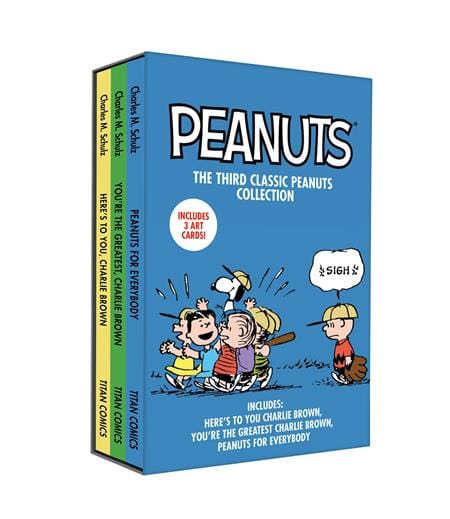 Titan Comics Graphic Novel PEANUTS THE THIRD CLASSIC PEANUTS COLLECTION TP SLIPCASE SET 9781787742765 0725TN839