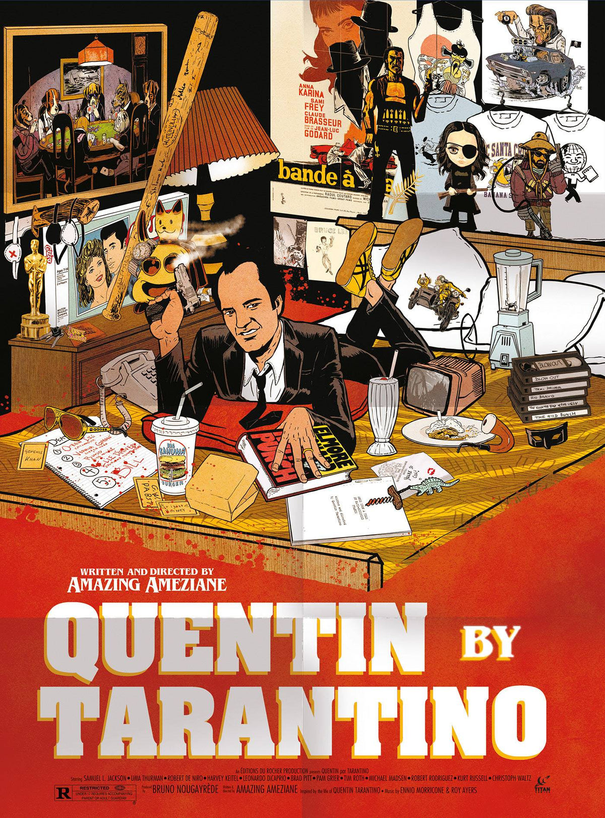 TITAN COMICS Graphic Novel Quentin By Tarantino Sc 9781787740648 JUN231199