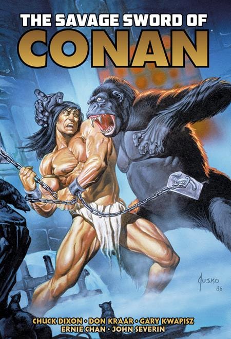 Titan Comics Graphic Novel SAVAGE SWORD OF CONAN THE ORIGINAL COMICS OMNIBUS HC VOL 10 DIRECT MARKET EDITION JOE JUSKO KONG CVR (MR) 9781787744127 0625TN675
