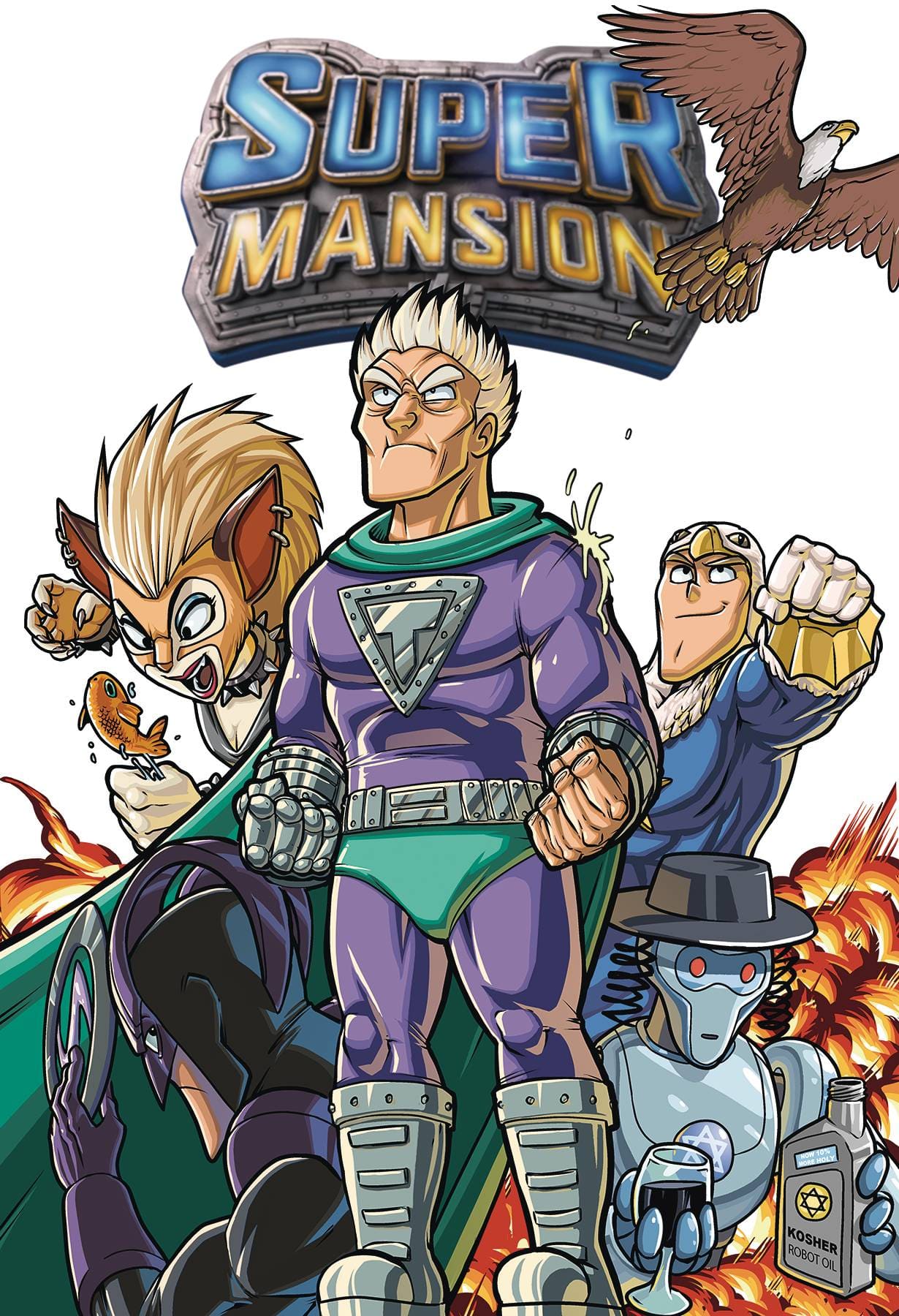 TITAN COMICS Graphic Novel SUPERMANSION TP (MR) 9781785861307 MAR188619
