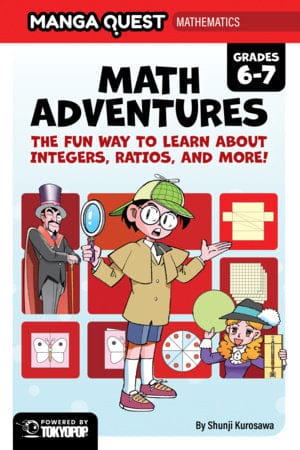 Tokyopop Graphic Novel Manga Quest Mathematics: Math Adventures with Integers, Ratios, and More! 9781427886927 PRH-9781427886927