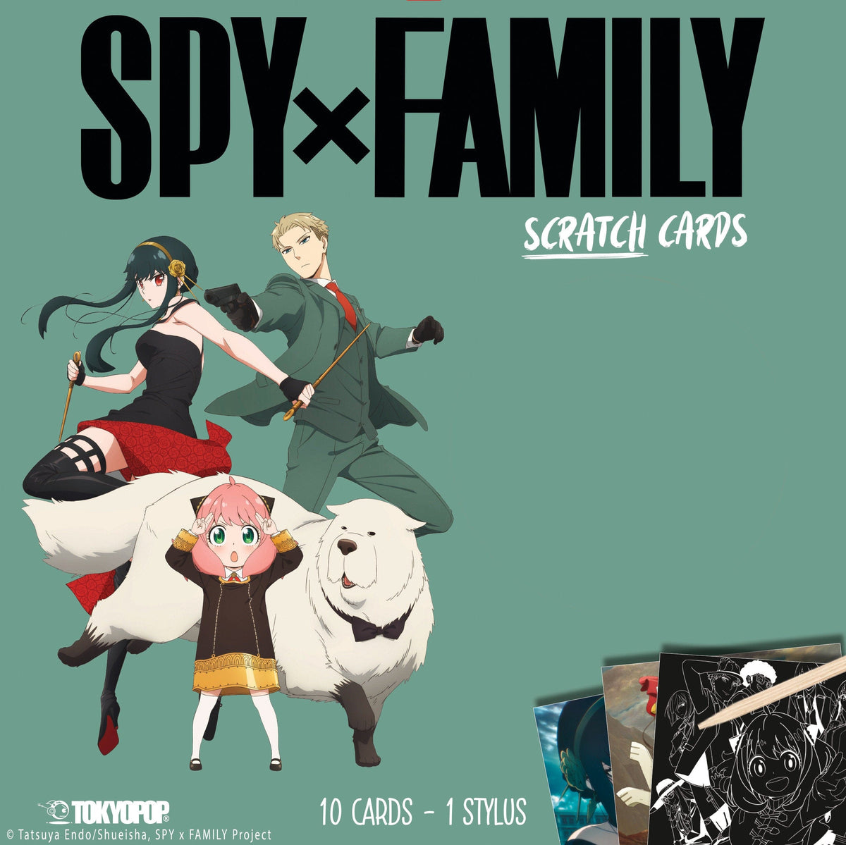 Tokyopop Manga SPY x FAMILY S1 Scratch Cards 9781427884374 PRH-9781427884374