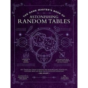 Topix Media Lab Tabletop Games > Role-Playing Games The Game Master's Book of Astonishing Random Tables 9781956403251 978-1-956403-25-1