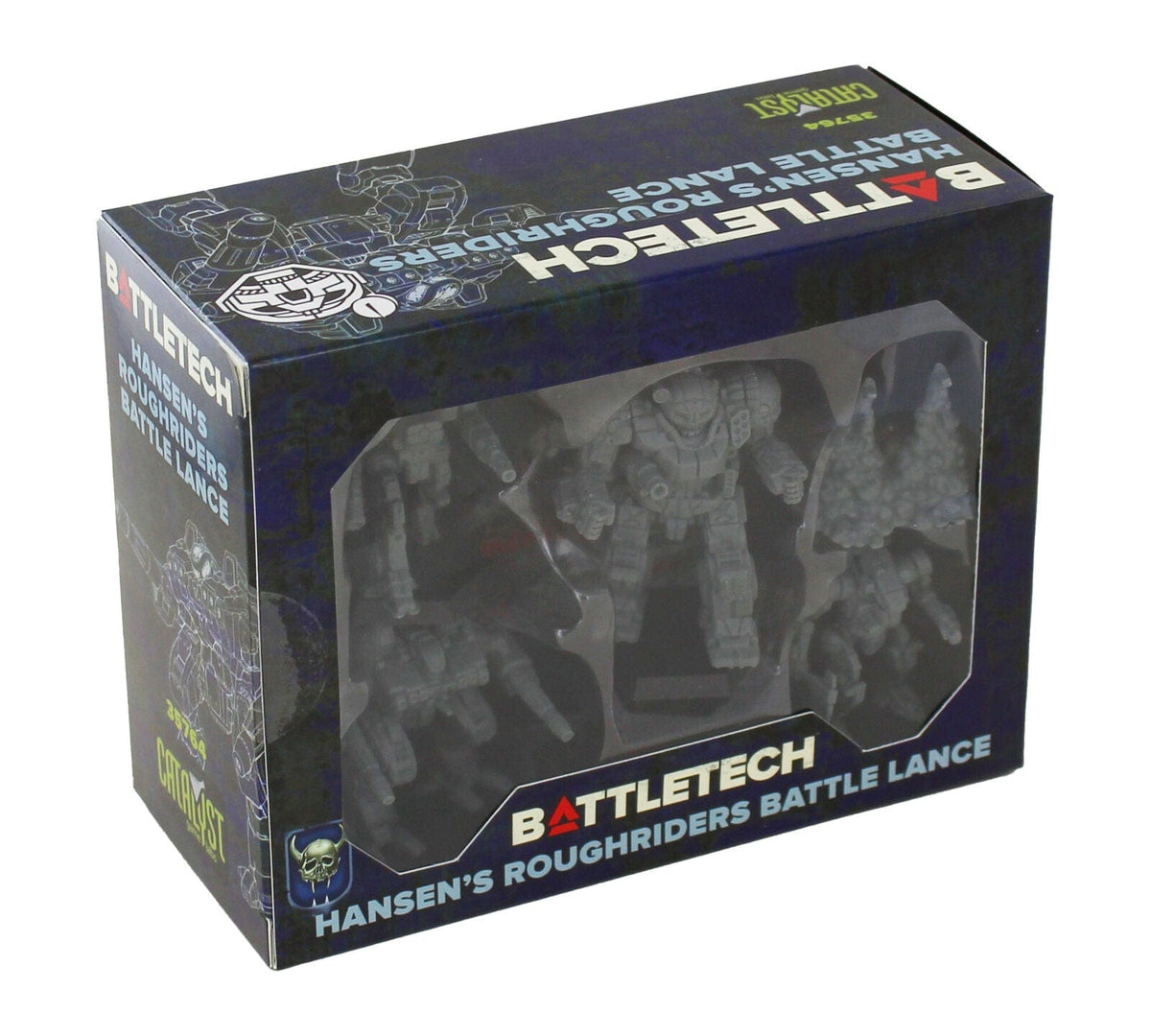 Topps Miniatures > Other Miniatures BattleTech: Miniature Force Pack - Hansen's Roughriders Battle Lance 810038457376 CAT 35764