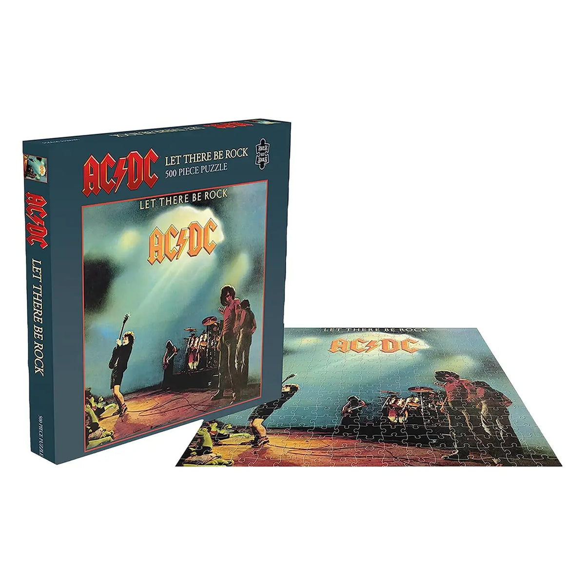 Toynk Puzzles > Jigsaw Puzzles AC/DC - Let There Be Rock (500 Piece Jigsaw Puzzle) 803343257571 RKS-RSAW105PZ-C