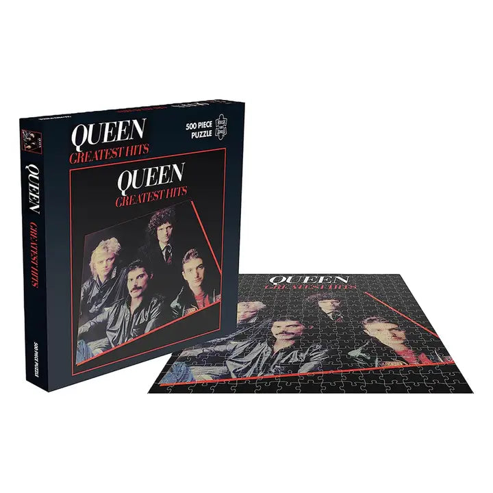 Toynk Puzzles > Jigsaw Puzzles Queen - Greatest Hits (500 Piece Jigsaw Puzzle) 803341522770 RKS-RSAW188PZ-C