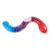 Toysmith Toys > Fidget Toys Blue/Red Toysmith: Stretchy Squishy Toy - Jumbo Slimy Worm 085761275478 7747