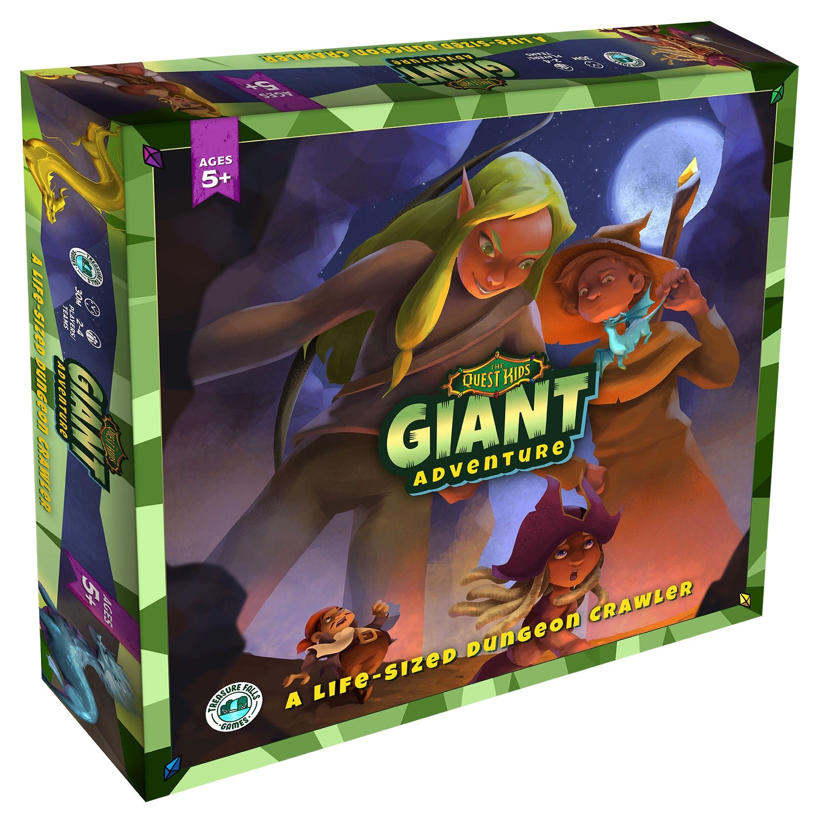 Treasure Falls Games Board Games > Large Box Games The Quest Kids: Giant Adventure 850043416081 TFG 01004