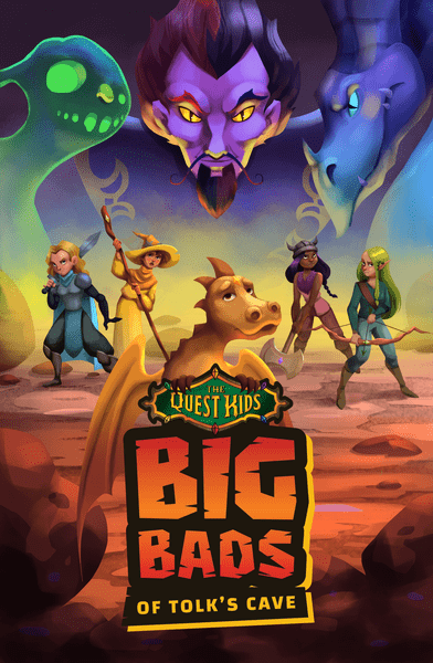 Treasure Falls Games Board Games > Large Box Games > Expansions The Quest Kids: The Big Bads of Tolks Cave Expansion 860003507780 TFG 01003