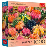 Trefl USA Puzzles > Jigsaw Puzzles Puzzle: Colorful Succulents 1000 Piece 5900511993196 TRE99319