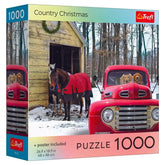 Trefl USA Puzzles > Jigsaw Puzzles Puzzle: Country Christmas 1000 Piece with Poster 5900511993226 TRE99322