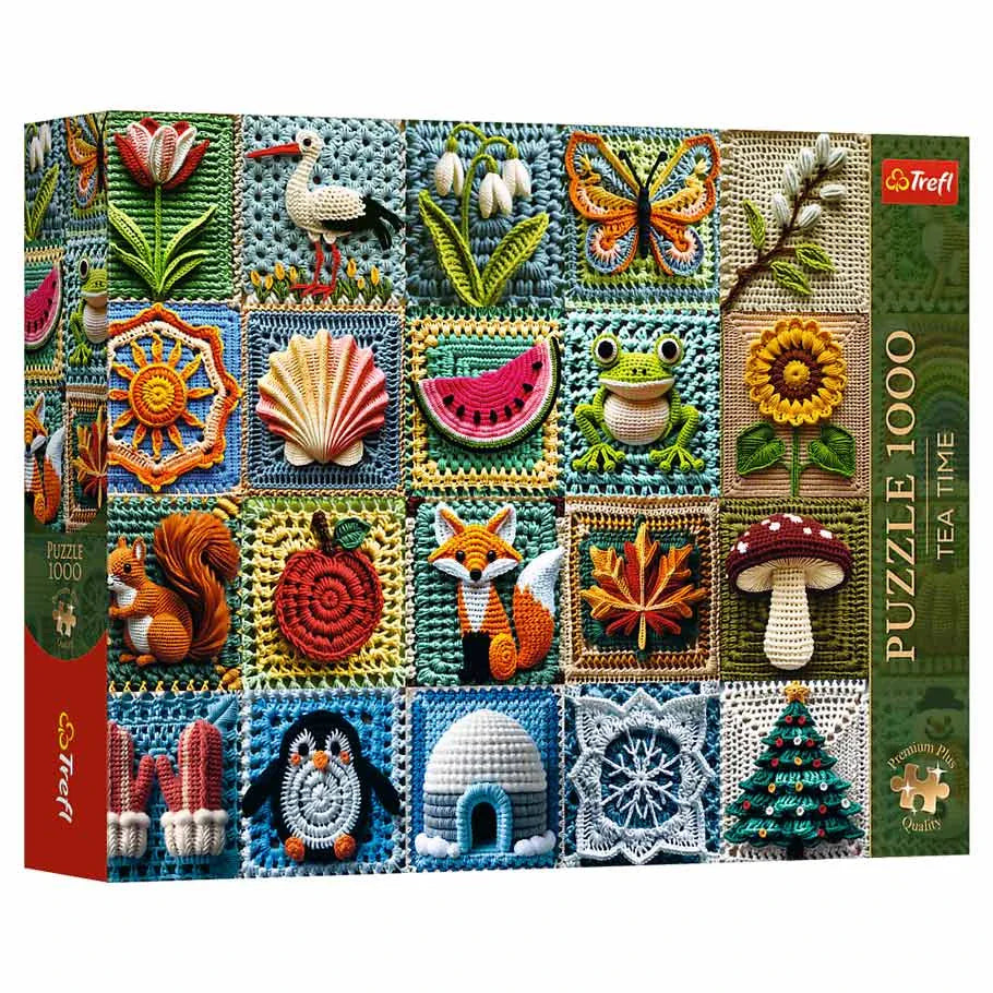 Trefl USA Puzzles > Jigsaw Puzzles Puzzle: Crochet: Four Seasons 1000 Piece (Premium Plus) 5900511121162 TRE12116
