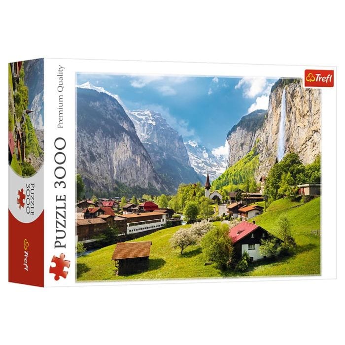 Puzzle: Lauterbrunnen, Switzerland 3000 Piece (Trefl Prime)