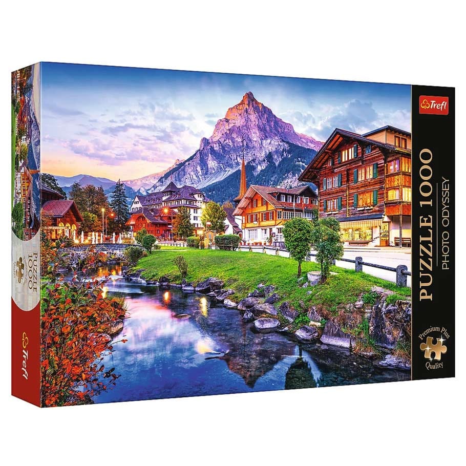 Trefl USA Puzzles > Jigsaw Puzzles Puzzle: Photo Odyssey: Alpine Village, Switzerland 1000 Piece 5900511108545 TRE10854