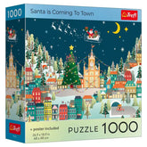 Trefl USA Puzzles > Jigsaw Puzzles Puzzle: Santa is Coming to Town 1000 Piece with Poster 5900511993271 TRE99327