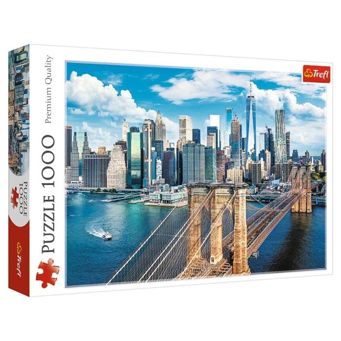 Trefl USA Puzzles > Jigsaw Puzzles Trefl: 1000pc Puzzle - Brooklyn Bridge 5900511107258 TRE10725
