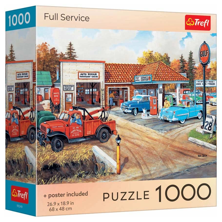 Trefl USA Puzzles > Jigsaw Puzzles Trefl Red: 1000pc Jigsaw - Full Service 5900511992496 TRE99249