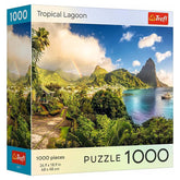 Trefl USA Puzzles > Jigsaw Puzzles Trefl Red: 1000pc Jigsaw - Sunsets Tropical Lagoon 5900511109115 TRE10911