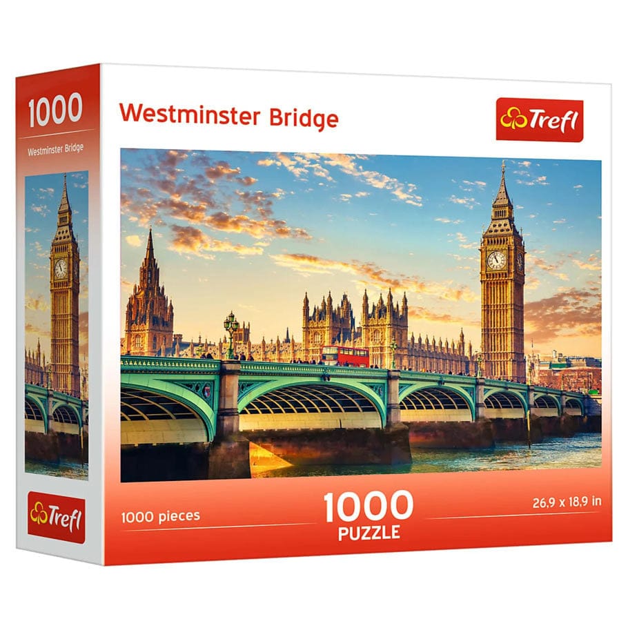 Trefl USA Puzzles > Jigsaw Puzzles Trefl Red: 1000pc Jigsaw - Westminster Bridge 5900511933680 TRE93368