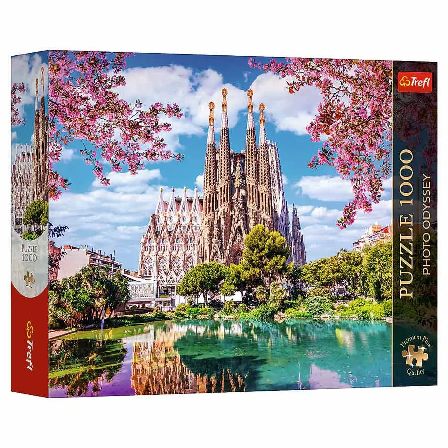 Trefl USA Puzzles > Jigsaw Puzzles Trefl USA: 1000pc Jigsaw - Sagrada Familia, Barcelona Spain (Premium Plus) 5900511121377 TRE12137