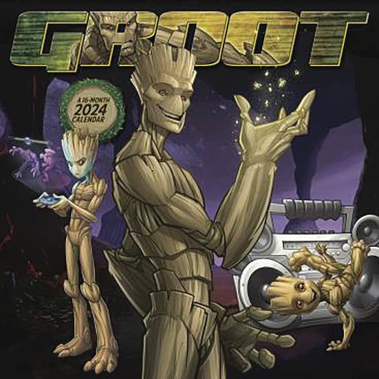 Trends International Decor > Other Decor 2024 Calendar: Marvel - Groot 9781438896502 MAY232087