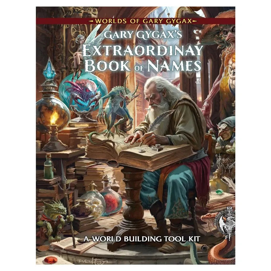Troll Lord Games Books > RPG Worlds of Gary Gygax: Volume 4: Gary Gygax’s Extraordinary Book of Names 9781952379901 TLG31542