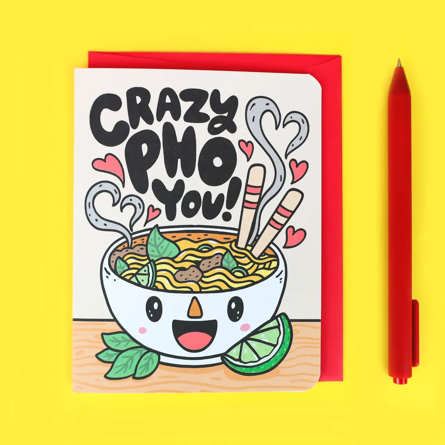 Turtle's Soup Stationery > Greeting Cards Crazy Pho You Card C-059