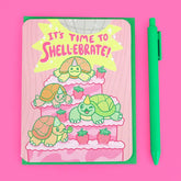 Turtle's Soup Stationery > Greeting Cards It's Time To Shell-Ebrate Card C-095