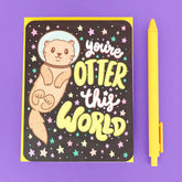 Turtle's Soup Stationery > Greeting Cards Otter This World Card C-003