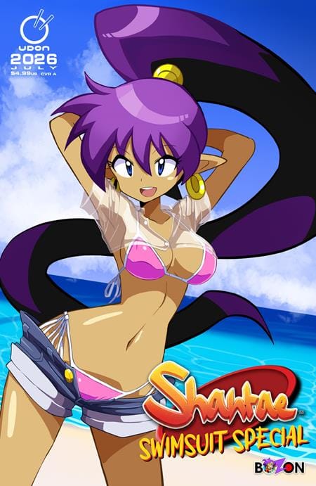 UDON Entertainment Comic Books 2026 SHANTAE SWIMSUIT SPECIAL #1 (ONE SHOT) CVR A NAMI SAKURAJYOUSUI 85534800168000111 0526UE1313