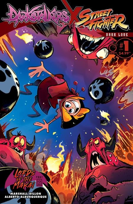 UDON Entertainment Comic Books DARKSTALKERS X STREET FIGHTER DARK LOVE #1 (ONE SHOT) CVR B BRETT BEAN VAR 85534800154300121 0825UE1178