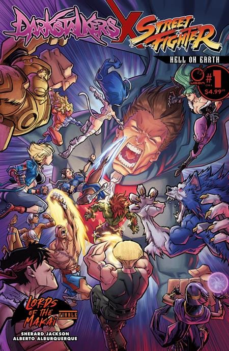 DARKSTALKERS X STREET FIGHTER HELL ON EARTH #1 (ONE SHOT) CVR A ALBERTO ALBURQUERQUE (Release Date: 11/04/2026)