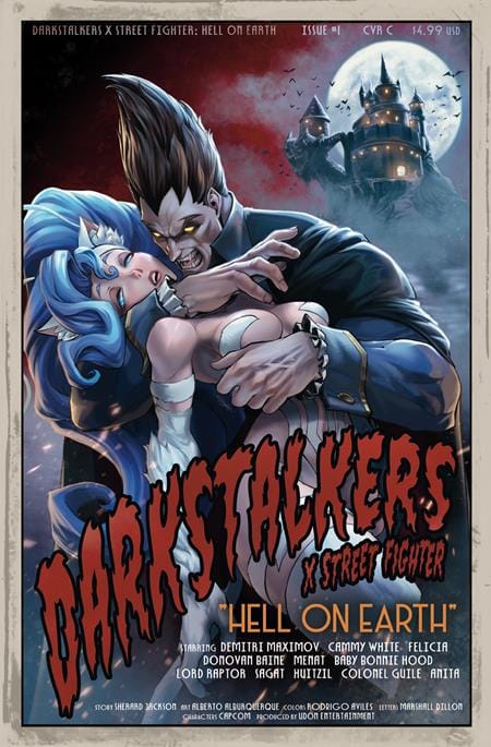 DARKSTALKERS X STREET FIGHTER HELL ON EARTH #1 (ONE SHOT) CVR C DRAX GAL VAR (Release Date: 11/04/2026)
