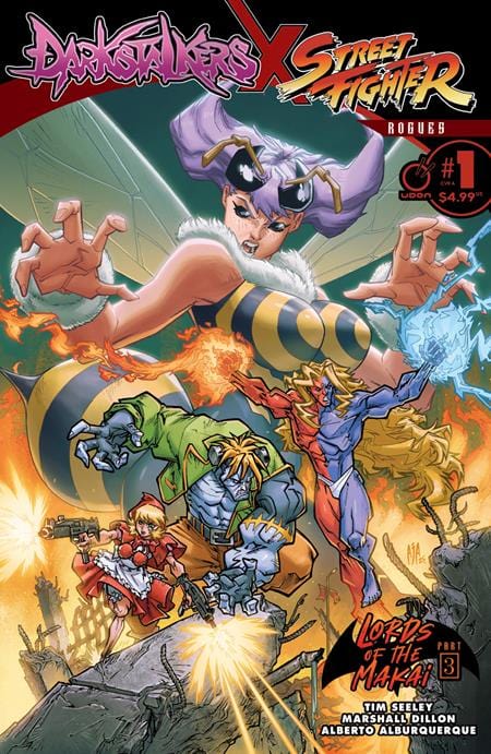UDON Entertainment Comic Books DARKSTALKERS X STREET FIGHTER ROGUES #1 (ONE SHOT)CVR A ALBERTO ALBURQUERQUE 85534800158100111 1025UE1009