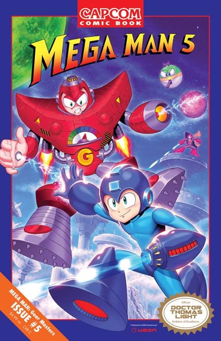 MEGA MAN GEAR MASTERS #5 (OF 5) CVR C INC 1:5 GENZOMAN VAR (Release Date: 01/20/2027)