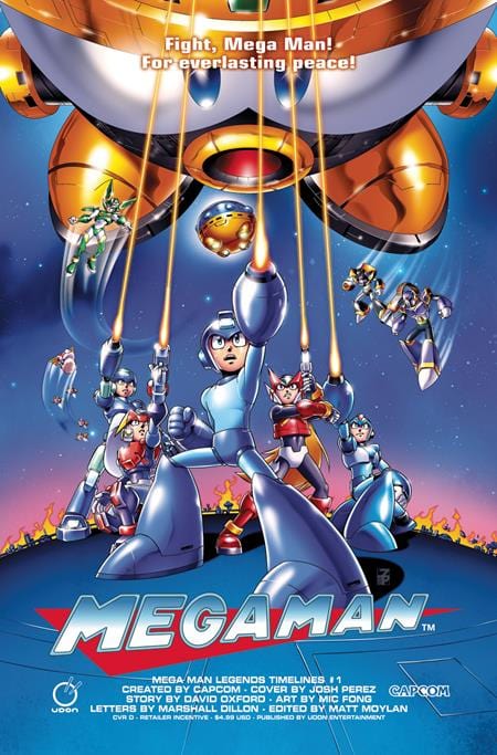 UDON Entertainment Comic Books > Incentives MEGA MAN LEGENDS TIMELINES #1 (ONE SHOT) CVR D INC 1:5 JOSH PEREZ VAR 85534800149900541 0825UE1183