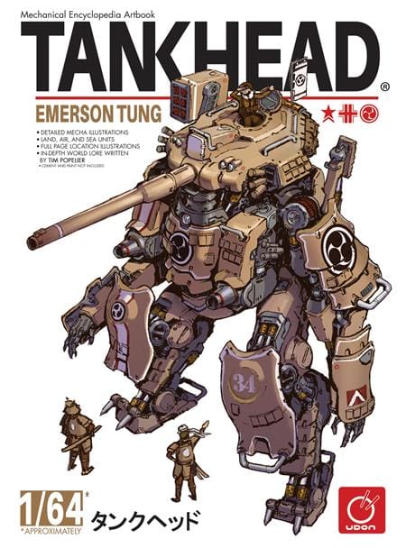 UDON Entertainment Graphic Novel TANKHEAD MECHANICAL ENCYCLOPEDIA ARTBOOK HC 9781772943542 1125UE0963