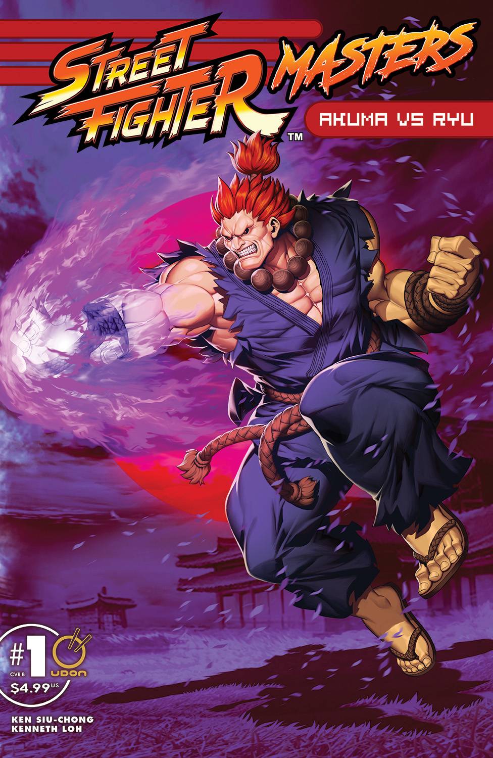 Street Fighter Masters: Akuma Vs Ryu #1 Cvr C Genzoman Akuma