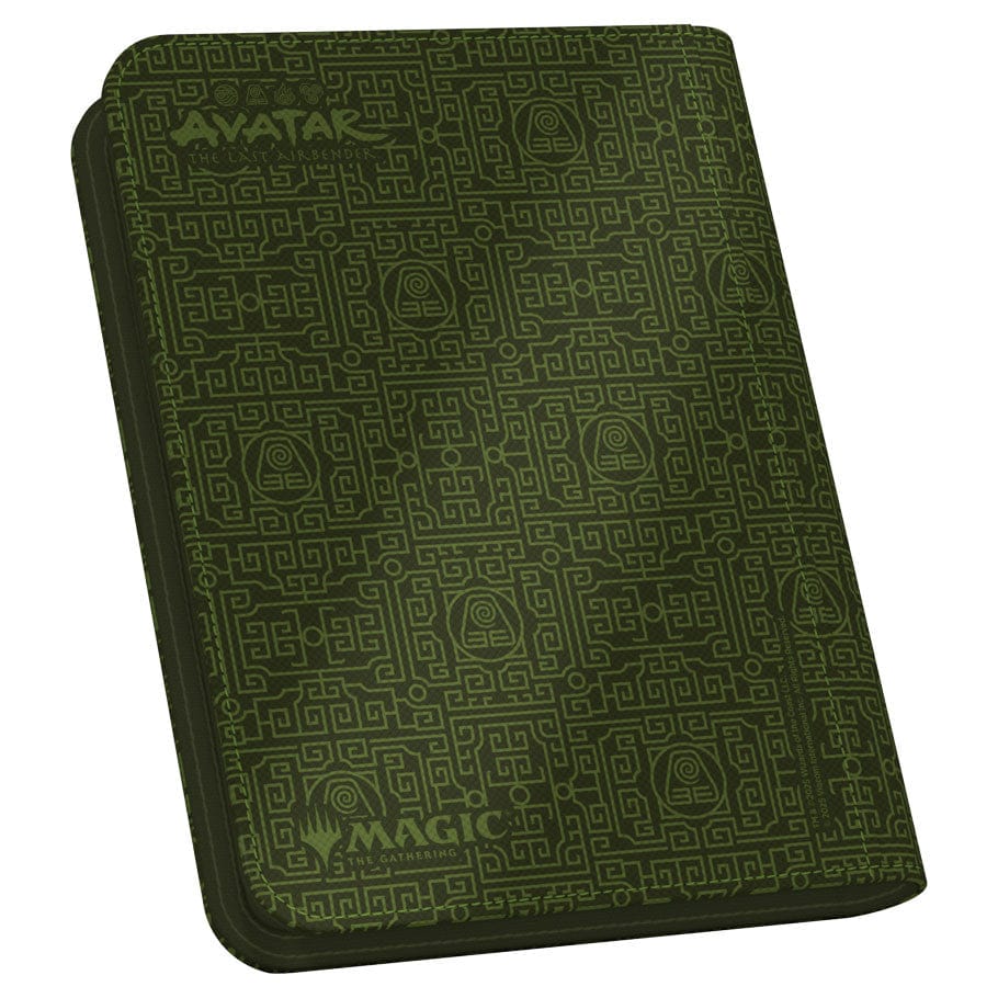 Ultimate Guard Game Supplies > Card Binders Magic the Gathering: 4-Pocket ZipFolio Binder - Mana Symbol, Green (Avatar The Last Airbender) 4056133042949 UGD011718